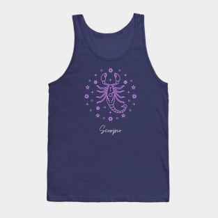 Astrology birthday zodiac sign Scorpio Tank Top